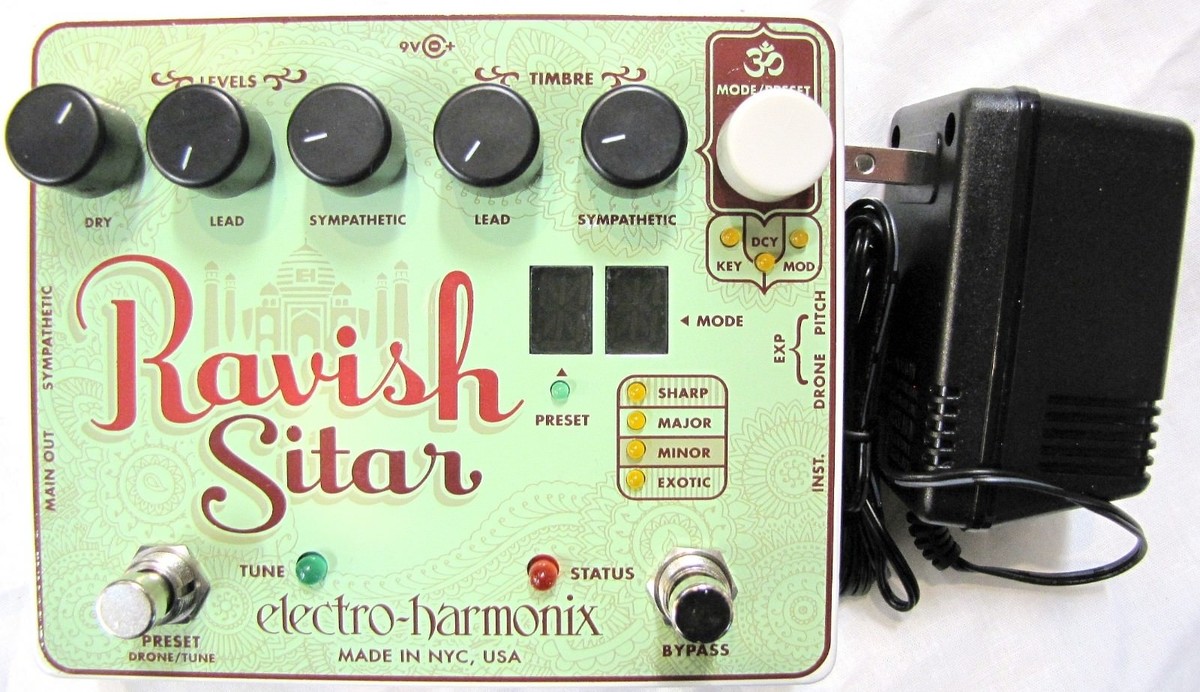 Used Electro-Harmonix EHX Ravish Sitar Electric Guitar Used Electro-Harmonix EHX Ravish Sitar Electric Guitar