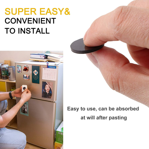 Flexible Magnetic Dot with Self Adhesive, 60 PCS round Small Magnetic Stickers w - Picture 4 of 12
