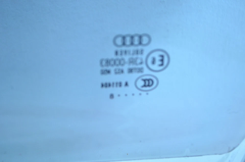 05-11 AUDI A6 FRONT RIGHT PASSENGER SIDE DOOR WINDOW GLASS OEM - Изображение 3 из 4