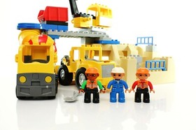 Lego DUPLO Town Construction Set 5653 Stone Quarry 99% complete + instr. 2010