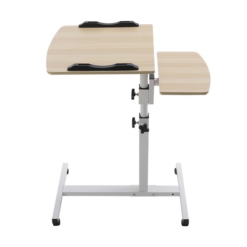 Height Adjustable Mobile Over Bed Chair Table Hospital Overbed Laptop Tray Stand - Picture 108 of 118