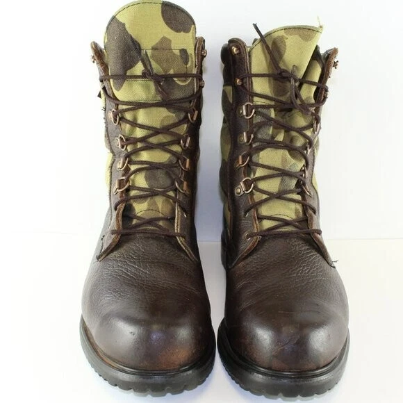 Vintage Red Wings Irish Setter Sport Hunting Camo Boots Mens Size 12 - Image 2 of 4