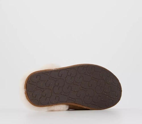 New Women's 100% UGG Brand Chestnut Brown Scuffette II Slippers Shoes 1106872 - Picture 4 of 4