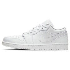 Jordan Air Jordan 1 Low Triple White Low Vintage  553558-130