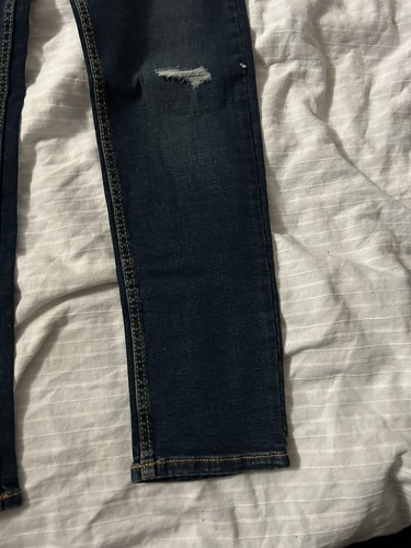 Art Class Boy’s Stretch Relaxed Tapered Jeans Blue Distressed 14 - Picture 5 of 12