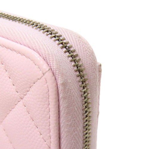 CHANEL Long wallet (with coin pocket) Matelasse COCO Mark GoldHardware Gra... - Picture 16 of 19