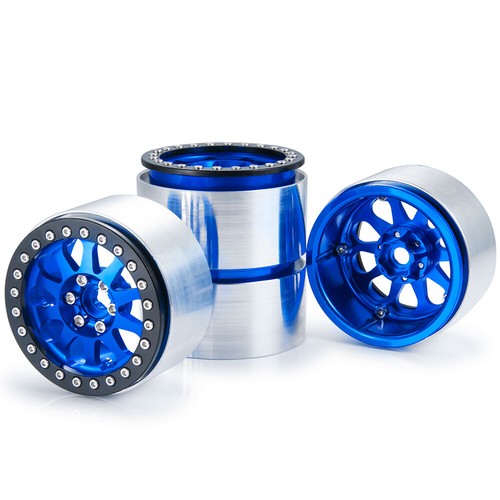 Llanta de metal 2,2 Beadlock CNC sobre orugas RC 1/4/6X para Wraith 90048 RR10 SCX10 - Imagen 21 de 21