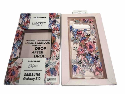 Tech21 Pure Print Liberty Samsung Galaxy S10e Case Christelle Pink Floral New - Picture 4 of 7
