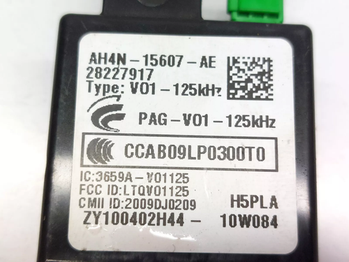 JAGUAR XJ X351 2010 KEYLESS ENTRY CONTROL MODULE UNIT AH4N-15607-AE - Picture 12 of 12