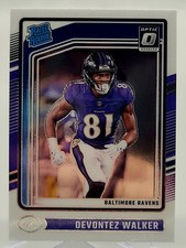 2024 DONRUSS OPTIC DEVONTEZ WALKER RATED ROOKIE FOOTBALL CARD RAVENS NFL 228