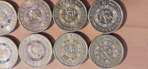 2019 - Australia - 2 Dollar Coins * 10 - Mr Squiggle - 2 Full Sets - VF - Imagen 2 de 6