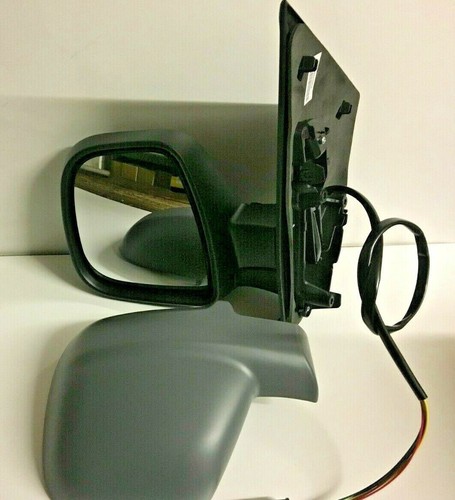 FITS VIVARO,EXPERT,DISPATCH DOOR WING MIRROR ELECTRIC PASSENGER LEFT PRIMED - Picture 2 of 6