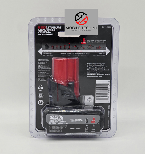 Milwaukee 3453-20 M12 FUEL 1/4" Hex Impact Driver + XC5.0 HO 5.0Ah Battery NEW - Picture 9 of 9