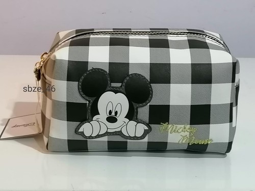 Disney Black Mickey Mouse Check Travel 