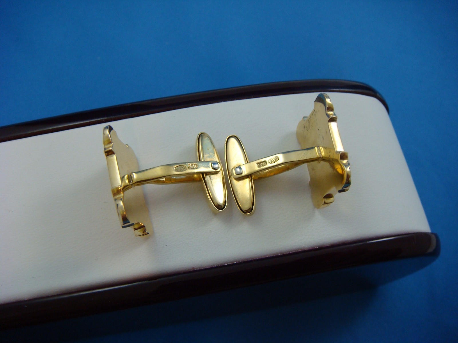 18K SOLID YELLOW GOLD 12.2 GRAMS, VINTAGE MEN'S CUFFLINKS eBay