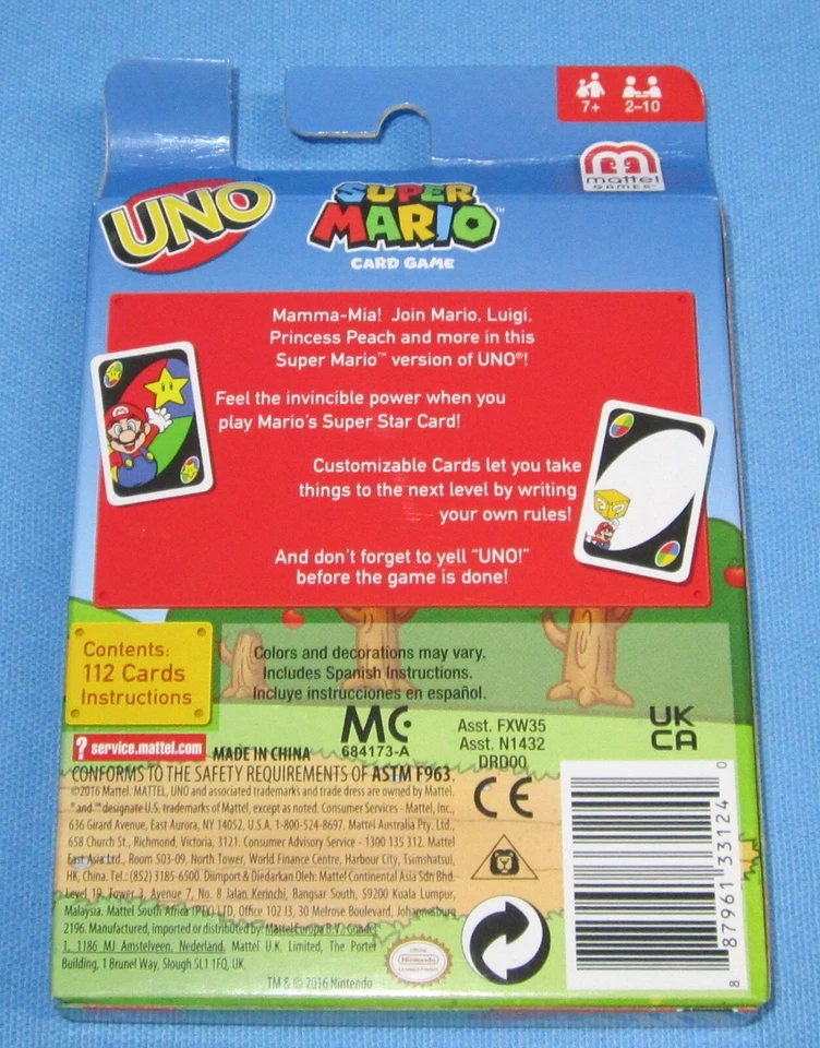 UNO Card Game ~ Super Mario Edition - Image 2 of 2
