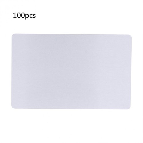 100 Pack Thick 0.18mm Business Cards Blanks Colored Finish Aluminum Metal Cards - Picture 9 of 13