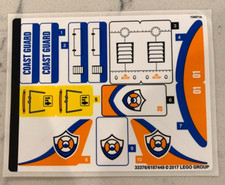 LEGO STICKER SHEET for 60164 Sea Rescue Plane, New & Genuine!