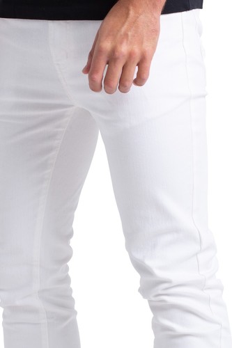 Men's Slim Fit Jeans Skinny Stretch Denim Pants - Picture 20 of 25