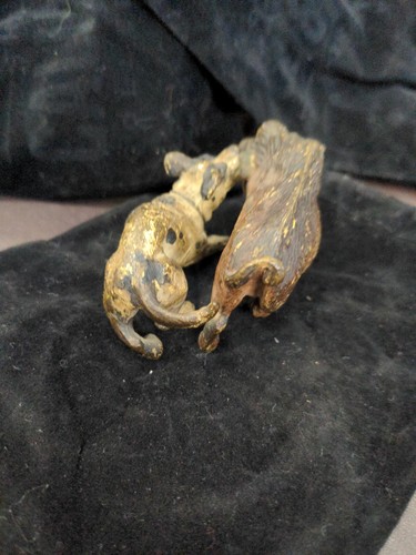 Antiguo jabalí de pelea de perros de bronce austriaco de Viena c1900 antiguo - Imagen 6 de 6