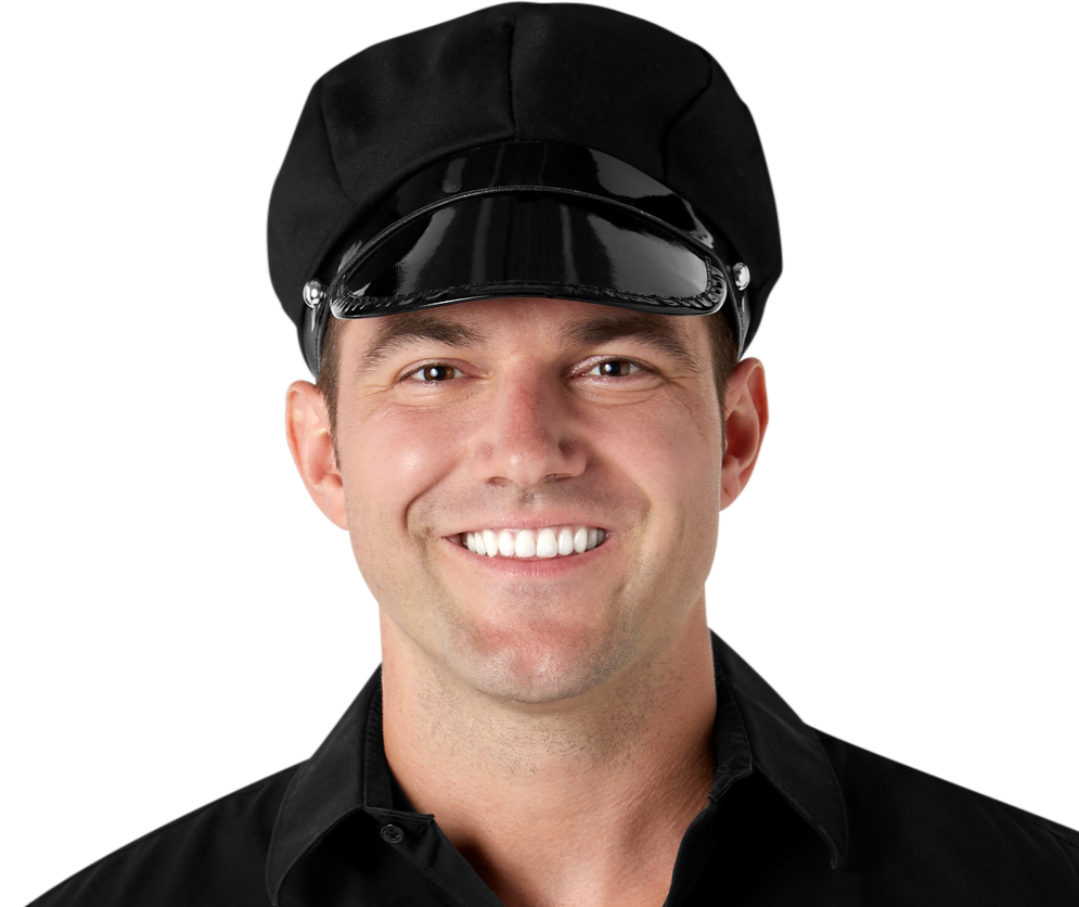Chauffeur Hat Adult Black Chauffeur Hat Adult Black