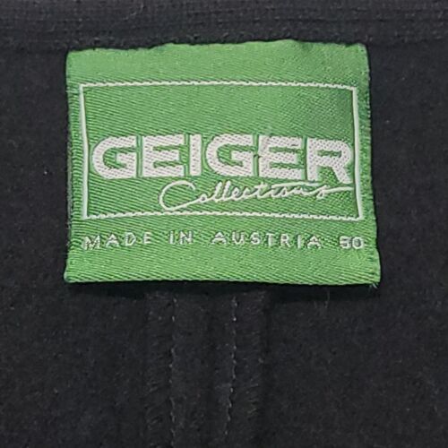 GEIGER Weste Jacke Schurwolle schwarz Knopfleiste Made in Austria - Bild 6 von 10