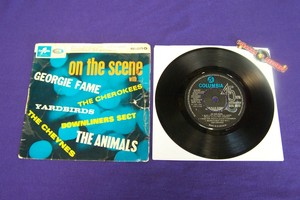 On-The-Scene-Various-Artists-Yardbirds-Vinyl-EP-7-034-Mono-Piranha-Records