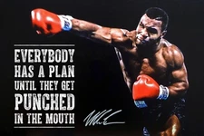Mike Tyson Everyone has a plan Poster Wall Art Photo Prints 16x24, 20x30, 24x36