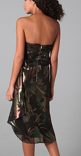 Nuevo con etiquetas Vestido Marc by Marc Jacobs Mimosa Lamé Negro/Multi Sin tirantes Talla 6 $698  - Imagen 8 de 10