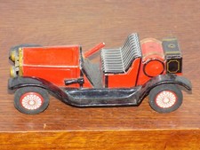 Vintage Cragstan Made in Japan Tin Friction Stuts Bearcat Toy Vehicle