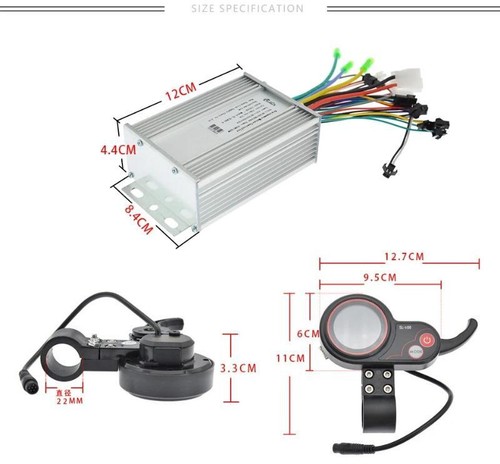 E-bike Electric Scooter 36V 48V 60V 500W Motor Brushless Speed Controller LCD US - Picture 11 of 18