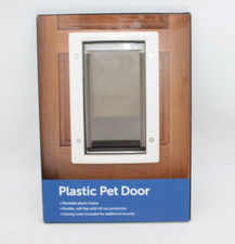 SMALL 1-15lbs Plastic Petsafe Door 5.5x 9" Flap Opening Display Mount Paintable