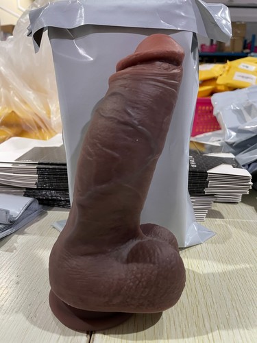 Huge Dildo Suction Cup Realistic Penis Big Thick Dong G-spot Sex Toy for women - Picture 10 of 11