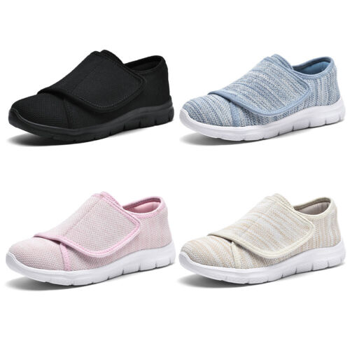 Men Women Extra Wide Shoes Comfortable Edema Shoes Breathable Adjustable Closure - Picture 7 of 24