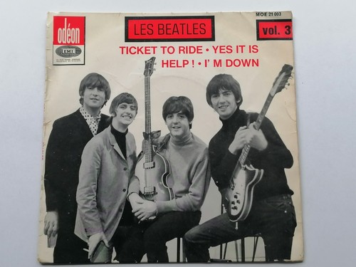 LES BEATLES VOLUME 3 ORIGINAL 1965 FRANÇAIS EP MOE 21.003 FRANCE - Photo 1/10