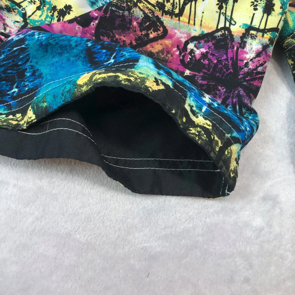 Pantalones Cortos de Natación Vintage Miken Talla Grande Tropical Floral Board Surf Bolsillo Interior Foto 4 de 4