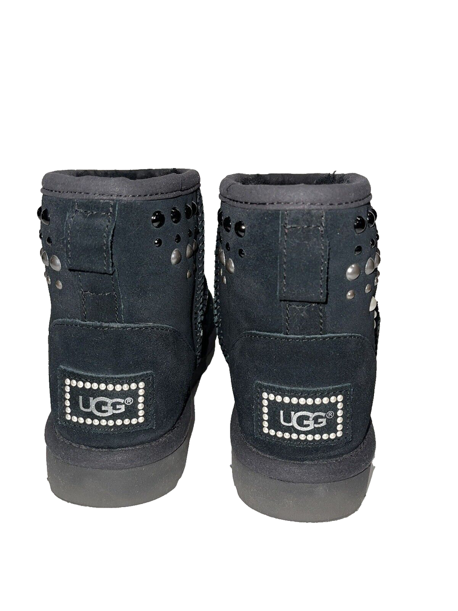 UGG W CLASSIC MINI PEARLS BLACK 1012393 | eBay