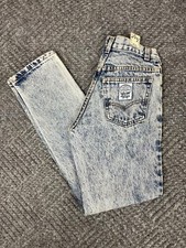 Vintage 70's Levis Jeans Kids Size 21x28 Light Wash White Tab NOS
