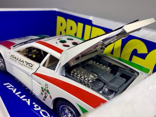 Rare Bburago 3019IT 1/18 Ferrari Testarossa Italia`90 World Cup Special Edition - Picture 5 of 15