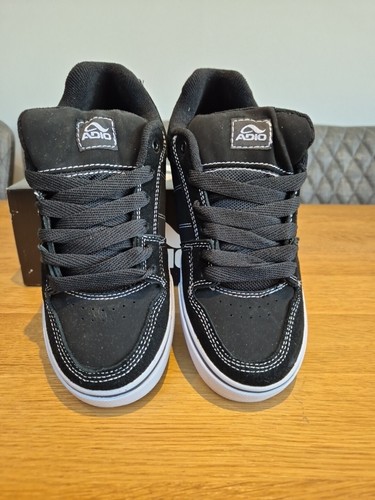 ADIO Skate Shoes Black Kids UK 3 Riviera New In Box Skateboarding Skater - Picture 4 of 5