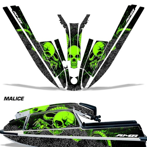 Jet Ski Graphics Decals Stickers for Kawasaki 440 550 SX 1982-1995 MALICE G - Picture 1 of 2