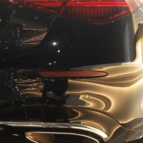 PVC Black Smoke Rear Fog Light Tint Film Vinyl Sticker for Benz S-Class S580 - Picture 8 of 9
