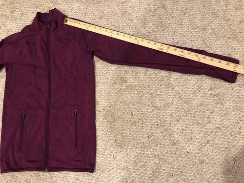 Lululemon Full Zip Athletic Jacket Women’s Size 6 Purple With Black Marbling - Picture 4 of 15