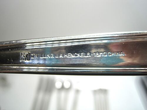 10 Piezas Zwilling J.A. Cubiertos Henckels vintage de acero inoxidable 1876 - Imagen 3 de 3