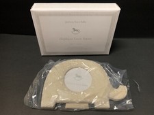 Pottery Barn Kids ELEPHANT Linen FRAME Nursery Photo Baby Shower GIFT NEW