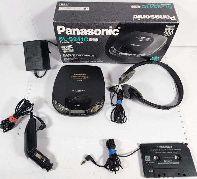 Panasonic SL-S241C XBS Anti Shock Memory Car/Portable CD Player Tested Panasonic SL-S241C XBS Anti Shock Memory Car/Portable CD Player Tested