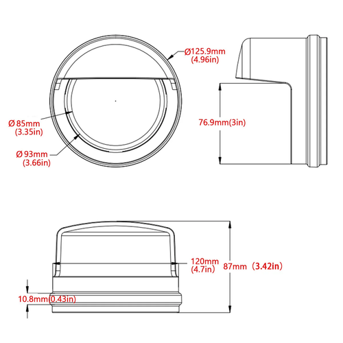 2pcs Light Bezels R54047 for John Deere 2750 2755 2940 2950 4450 4630 - 第 6/6 張圖片