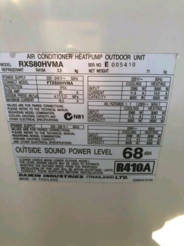 DAIKIN inverter air conditioner excellent condition no damage - Picture 2 of 2