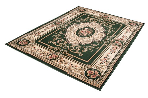 Teppich Orient Perser Grün Kurzflor 80x150 120x170 160x230 200x300 300x400 XXL - Bild 5 von 5