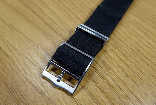 ORIGINAL TUDOR 22 mm NATO Armband Band Uhrenband schwarz Dornschließe - 第 3/6 張圖片